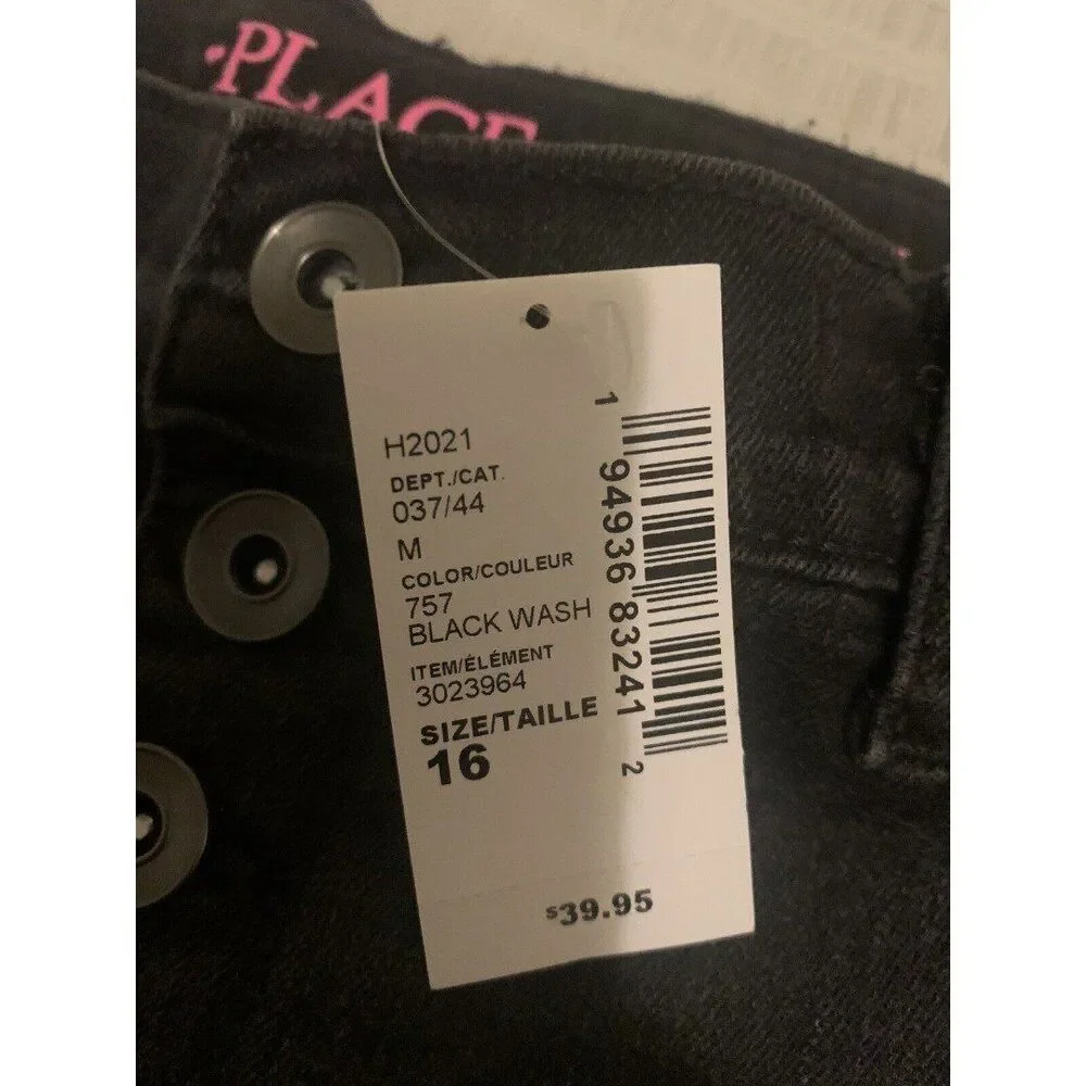 The Children's Place Black Jeans Kids Girl Size 16